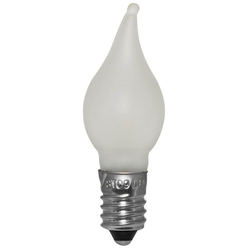 STAR TRADING LED-Windstoßkerze, matt, E10/10-55V/0,2W