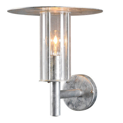 Konstsmide Wandleuchte Mode galv., klares Polycarbonatglas