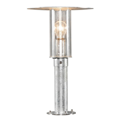 Konstsmide Sockelleuchte Mode galv., klares Polycarbonatglas
