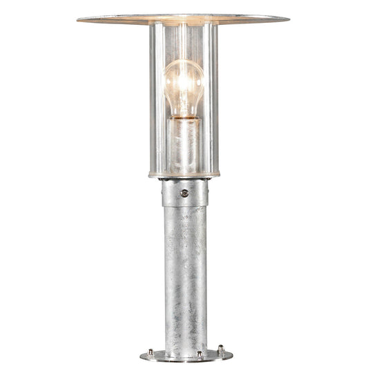 Konstsmide Sockelleuchte Mode galv., klares Polycarbonatglas