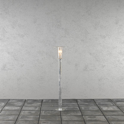 Konstsmide Wegeleuchte Mode galv., klares Polycarbonatglas