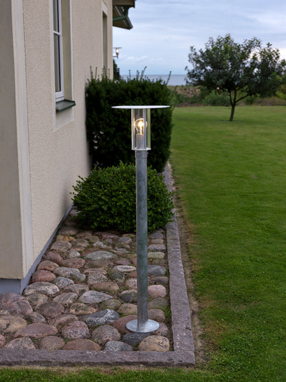 Konstsmide Wegeleuchte Mode galv., klares Polycarbonatglas