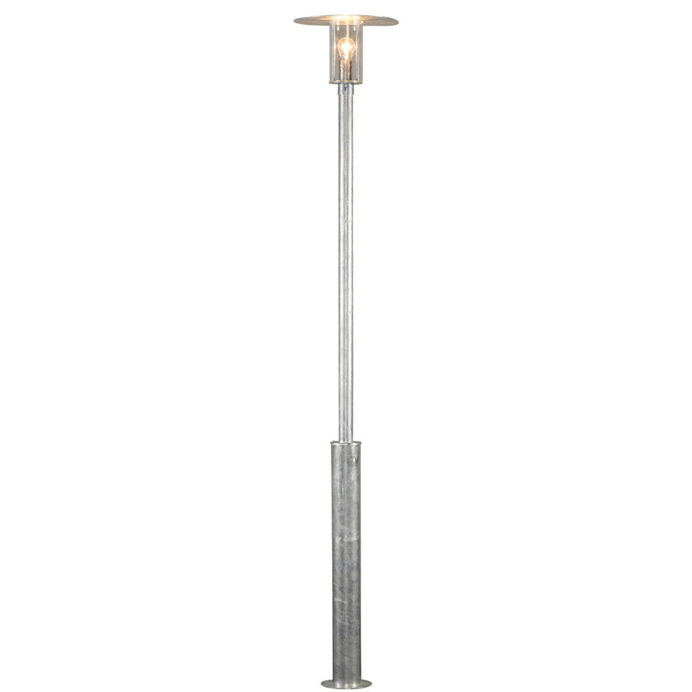 Konstsmide Standleuchte Mode galv., klares Polycarbonatglas