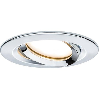 Paulmann Einbauleuchte LED Nova Plus rund 1x6W Coin Chrom schwenkbar dimmbar