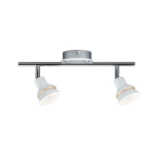 Paulmann Spotlight Double 2x2,2W G9 Weiß/Chrom 230V Metall