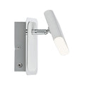 Paulmann Spotlight Launcher 1x4,5W Weiß gebürstet/Chrom 230V Metall