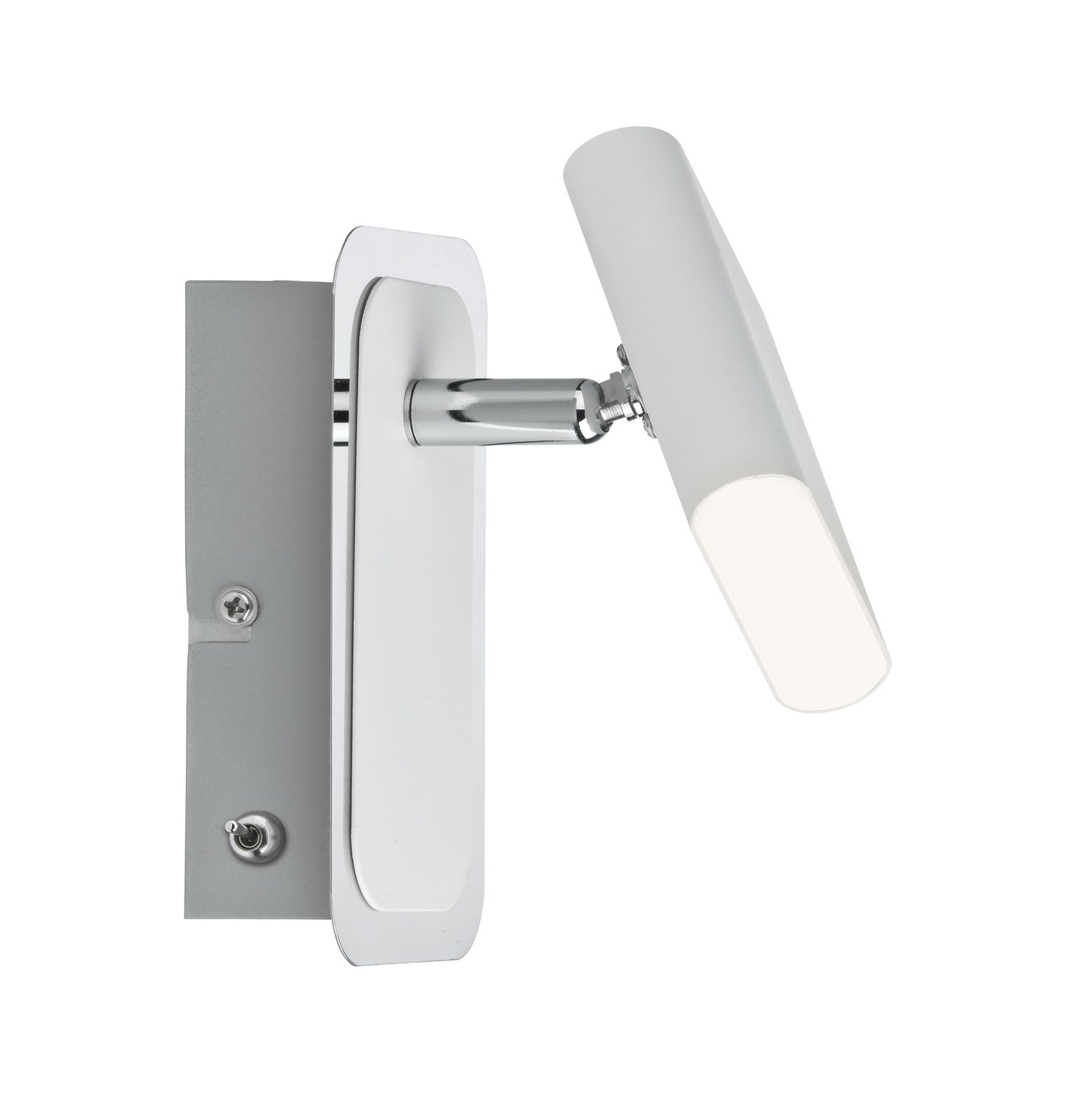 Paulmann Spotlight Launcher 1x4,5W Weiß gebürstet/Chrom 230V Metall