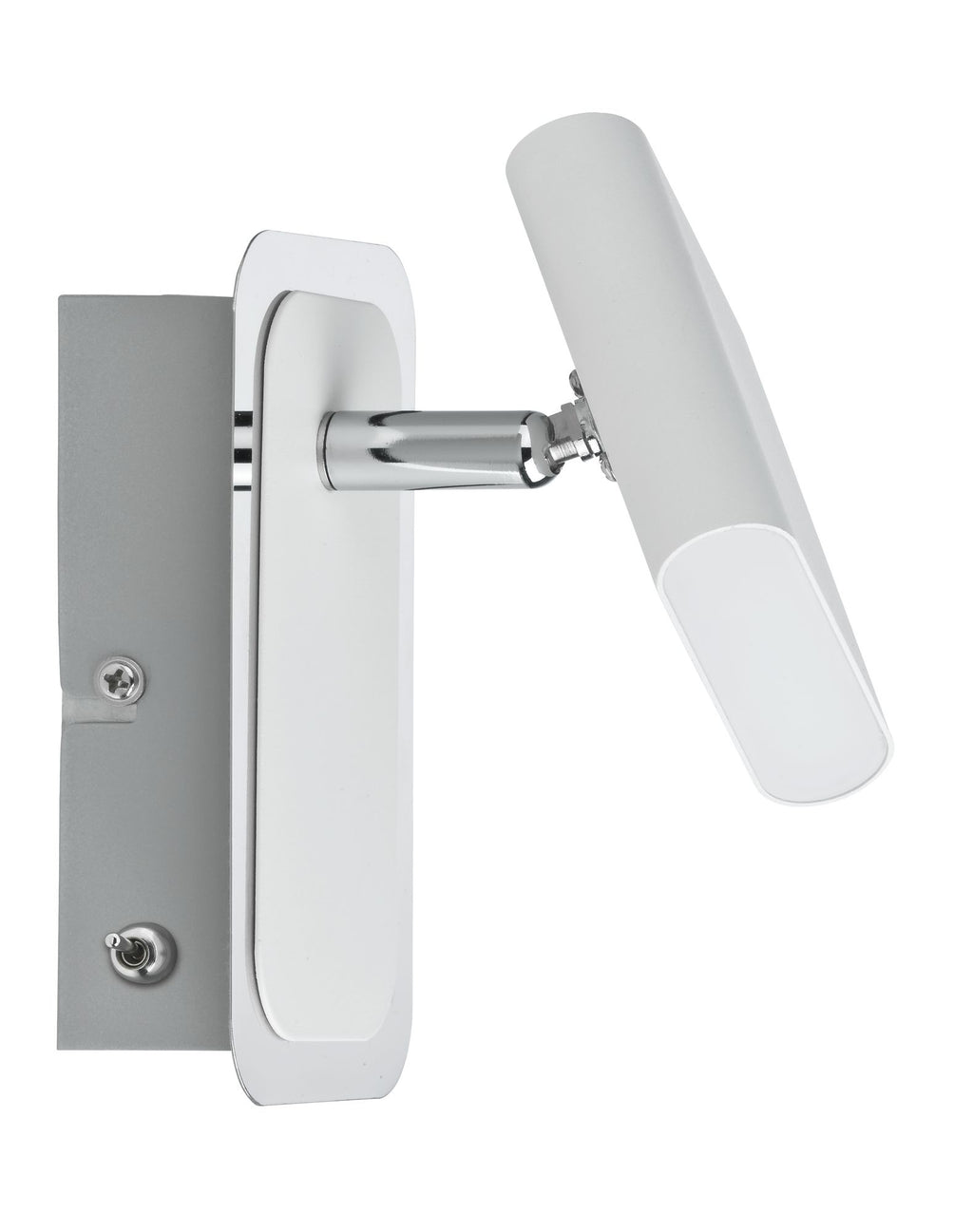 Paulmann Spotlight Launcher 1x4,5W Weiß gebürstet/Chrom 230V Metall