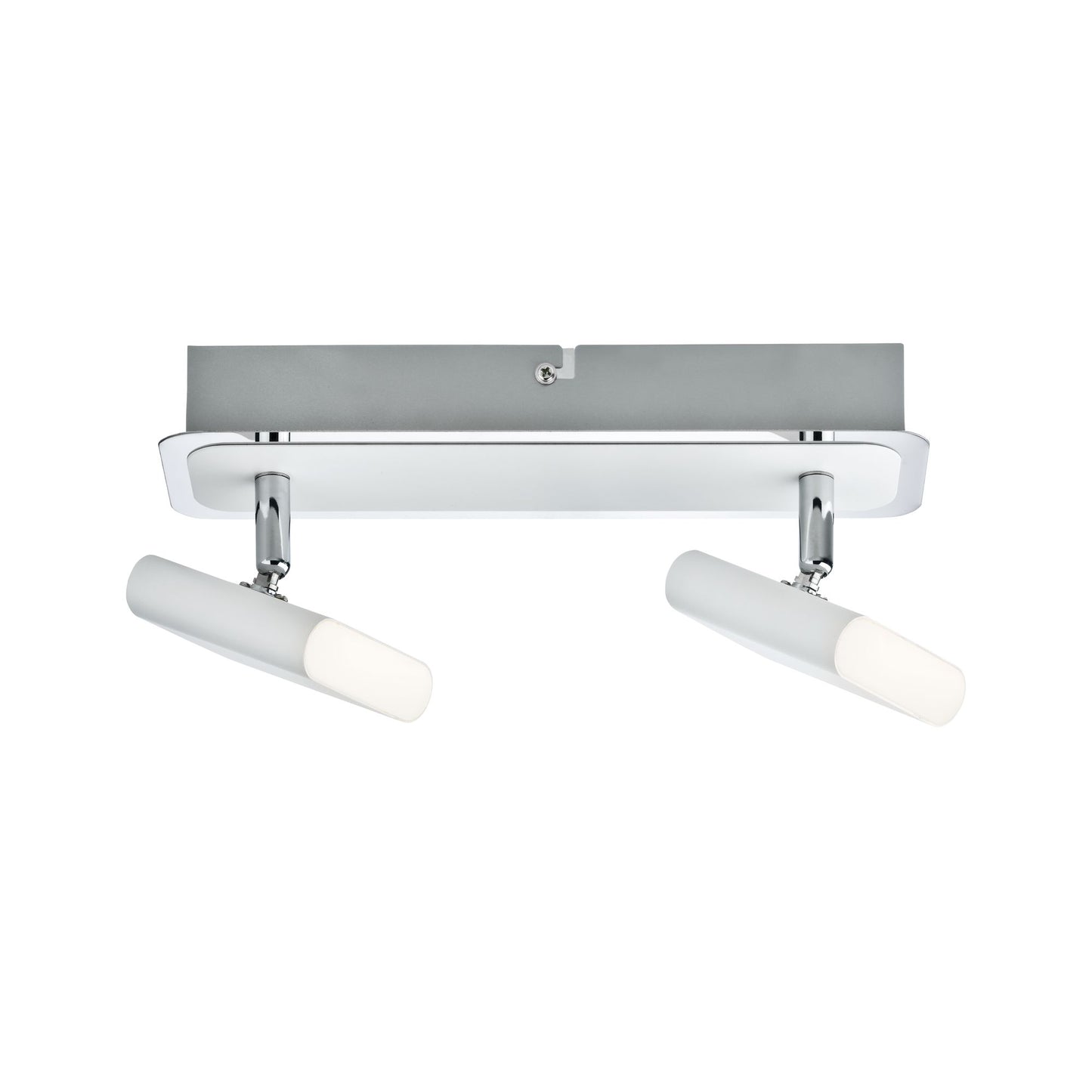 Paulmann Spotlight Launcher 2x4,5W Weiß gebürstet/Chrom 230V Metall