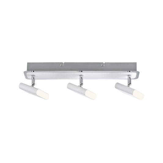Paulmann Spotlight Launcher 3x4,5W Weiß gebürstet/Chrom 230V Metall