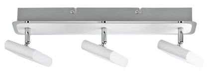 Paulmann Spotlight Launcher 3x4,5W Weiß gebürstet/Chrom 230V Metall