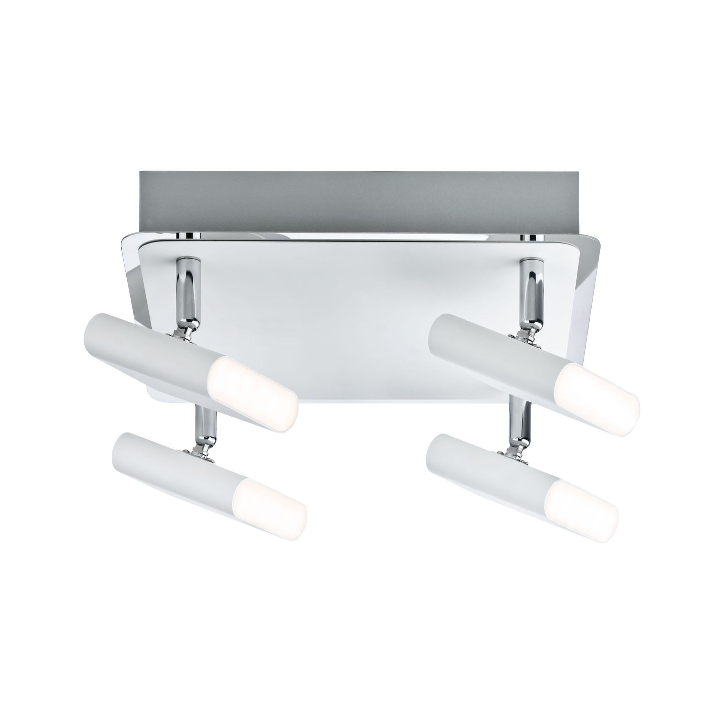 Paulmann Spotlight Launcher 4x4,5W Weiß gebürstet/Chrom 230V Metall