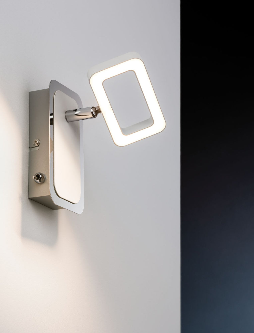 Paulmann Spotlight Frame 1x4,5W Weiß matt/Chrom 230V Metall