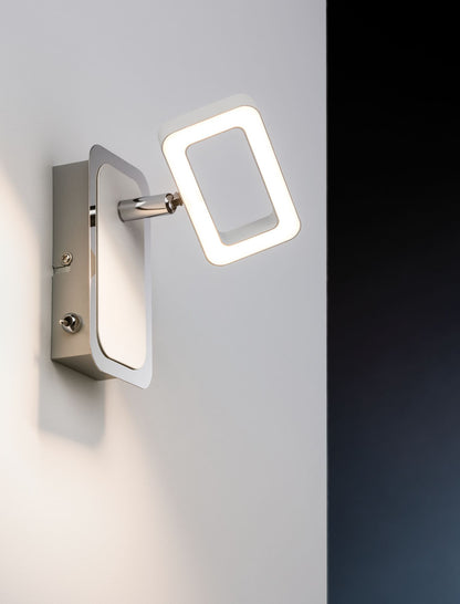 Paulmann Spotlight Frame 1x4,5W Weiß matt/Chrom 230V Metall