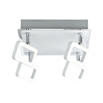 Paulmann Spotlight Frame 4x4,5W Weiß matt/Chrom 230V Metall