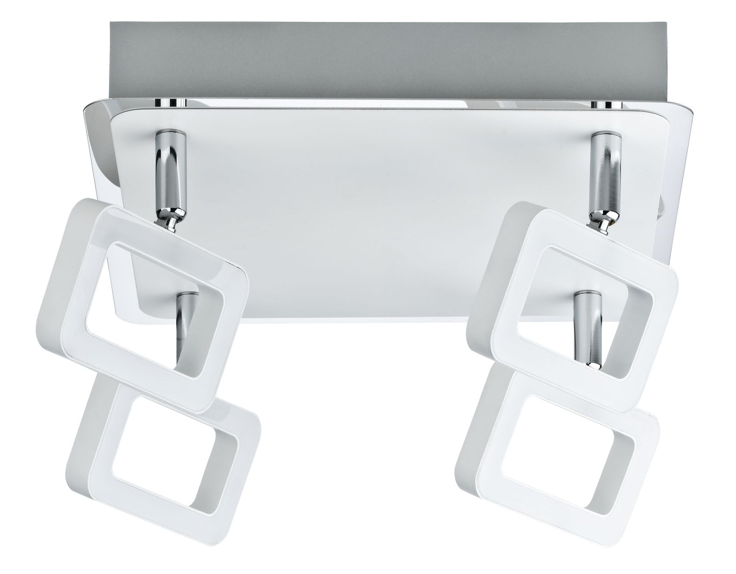 Paulmann Spotlight Frame 4x4,5W Weiß matt/Chrom 230V Metall