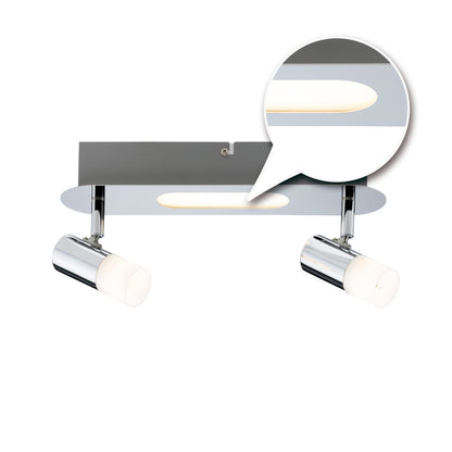 Paulmann Spotlight Lagoon 1x5W+max2x10W G9 Chrom 230V Metall