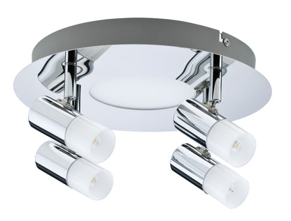Paulmann Spotlight Lagoon Rondell 1x5W+max4x10W G9 Chrom 230V Metall