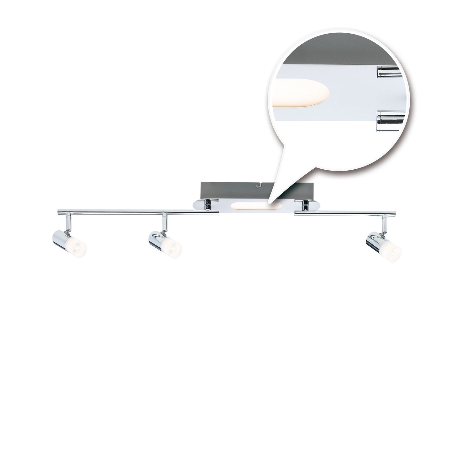 Paulmann Spotlight Lagoon Stange 1x5W+max3x10W G9 Chrom 230V Metall