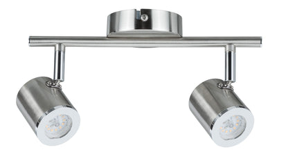 Paulmann Spotlight Tumbler 2x4,5W Nickel 230V Metall
