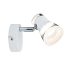 Paulmann Spotlight Clear 1x4,3W Weiß matt/Chrom 230V Metall Acryl