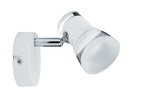 Paulmann Spotlight Clear 1x4,3W Weiß matt/Chrom 230V Metall Acryl