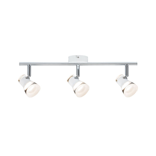 Paulmann Spotlight Clear 3x4,3W Weiß matt/Chrom 230V Metall Acryl