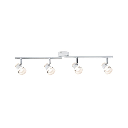 Paulmann Spotlight Clear 4x4,3W Weiß matt/Chrom 230V Metall Acryl
