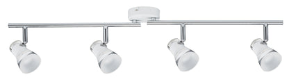 Paulmann Spotlight Clear 4x4,3W Weiß matt/Chrom 230V Metall Acryl