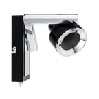 Paulmann Spotlight Turn max 1x10W GU10 Schwarz/Chrom 230V Metall/Kusnststoff