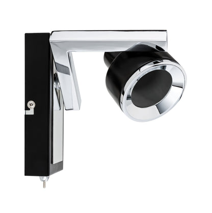 Paulmann Spotlight Turn max 1x10W GU10 Schwarz/Chrom 230V Metall/Kusnststoff