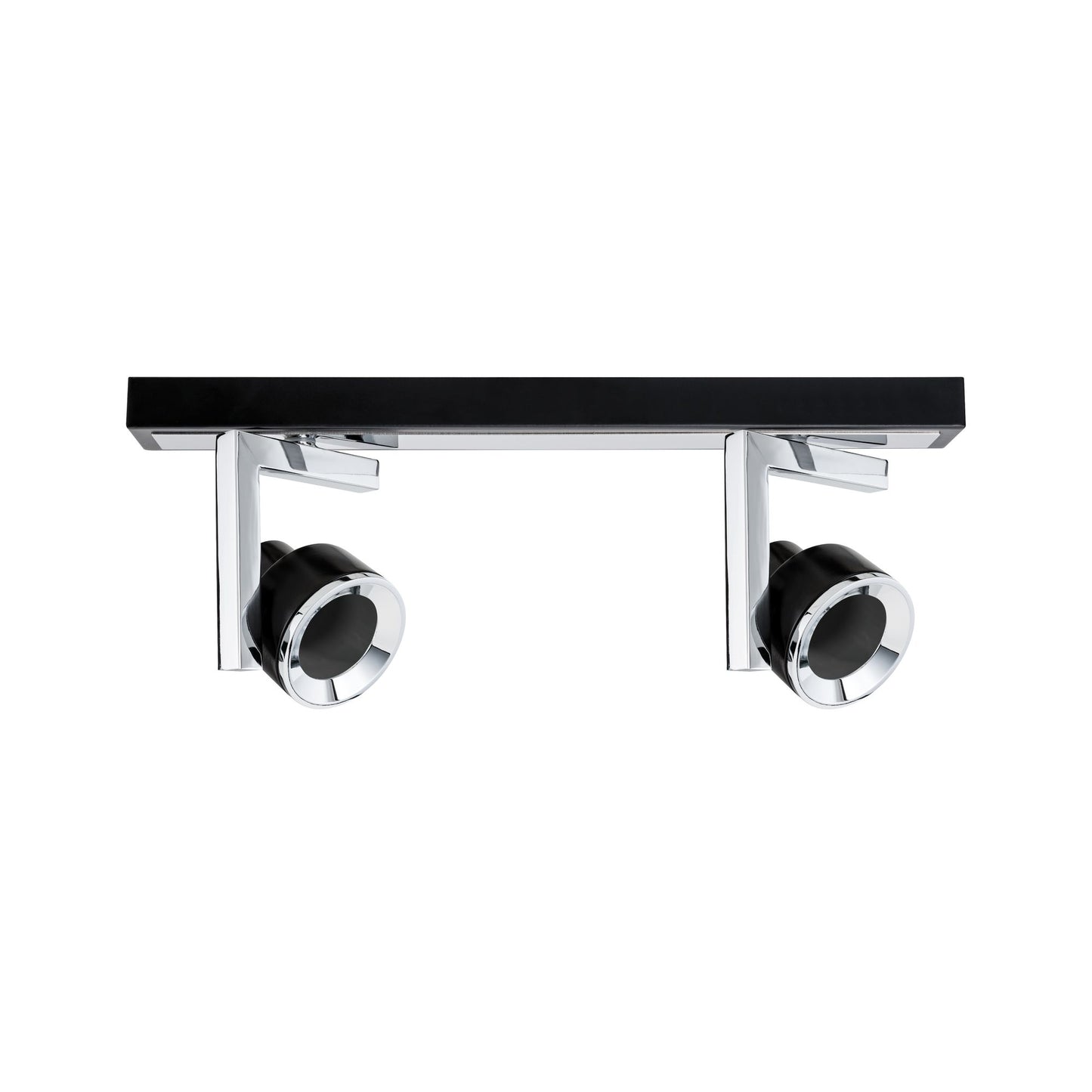 Paulmann Spotlight Turn max 2x10W GU10 Schwarz/Chrom 230V Metall/Kusnststoff