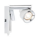 Paulmann Spotlight Turn max 1x10W GU10 Weiß/Chrom 230V Metall/Kusnststoff