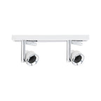 Paulmann Spotlight Turn max 2x10W GU10 Weiß/Chrom 230V Metall/Kusnststoff