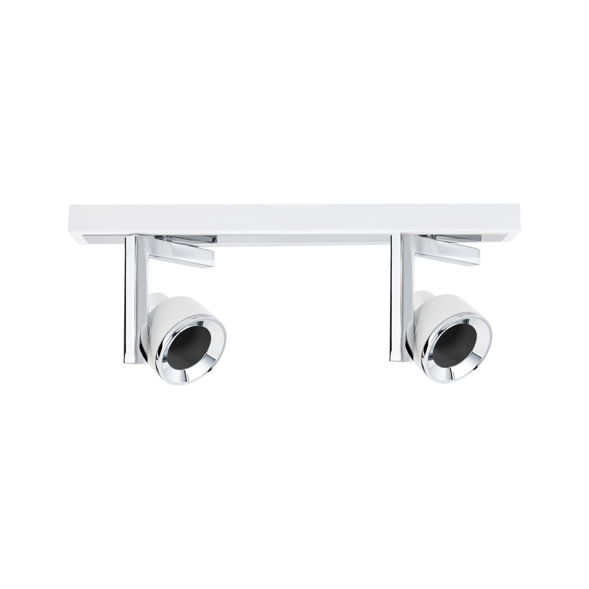 Paulmann Spotlight Turn max 2x10W GU10 Weiß/Chrom 230V Metall/Kusnststoff