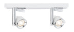 Paulmann Spotlight Turn max 2x10W GU10 Weiß/Chrom 230V Metall/Kusnststoff