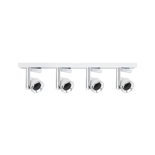 Paulmann Spotlight Turn max 4x10W GU10 Weiß/Chrom 230V Metall/Kusnststoff