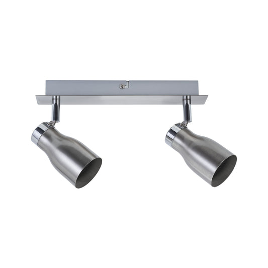 Paulmann Spotlight Meli max 2x10W GU10 Nickel satiniert 230V Metall