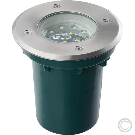 EGB LED-Einbaustrahler edelstahl IP67 3000K rund GE00302