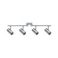 Paulmann Spotlight Zylo max 4x10W GU10 Chrom 230V Metall