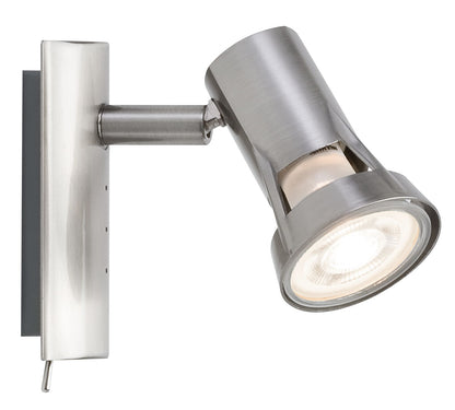 Paulmann Spotlight Teja max 1x10W GU10 Nickel satiniert 230V Metall