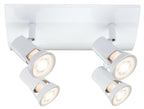 Paulmann Spotlight Teja max 4x10W GU10 Weiß 230V Metall