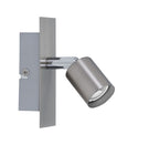 Paulmann Spotlight Georgia max 1x10W GU10 Nickel gebürstet 230V Metall