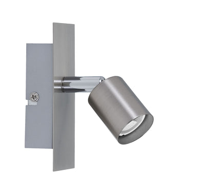 Paulmann Spotlight Georgia max 1x10W GU10 Nickel gebürstet 230V Metall