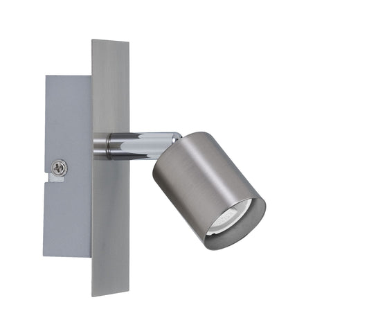 Paulmann Spotlight Georgia max 1x10W GU10 Nickel gebürstet 230V Metall