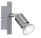 Paulmann Spotlight Georgia max 1x10W GU10 Nickel gebürstet 230V Metall