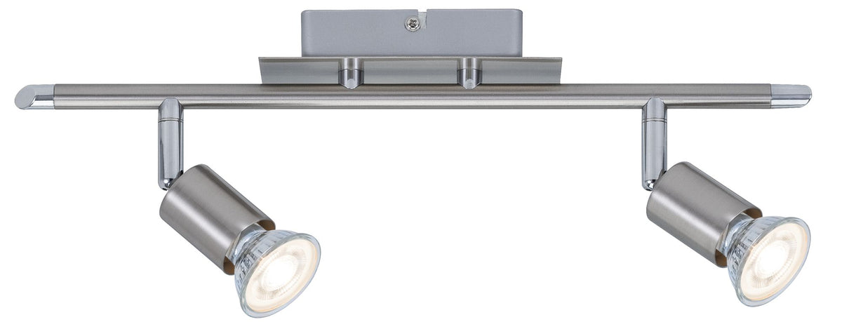 Paulmann Spotlight Georgia max 2x10W GU10 Nickel gebürstet 230V Metall