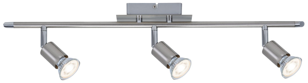 Paulmann Spotlight Georgia max 3x10W GU10 Nickel gebürstet 230V Metall
