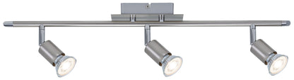 Paulmann Spotlight Georgia max 3x10W GU10 Nickel gebürstet 230V Metall