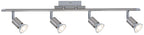 Paulmann Spotlight Georgia max 4x10W GU10 Nickel gebürstet 230V Metall